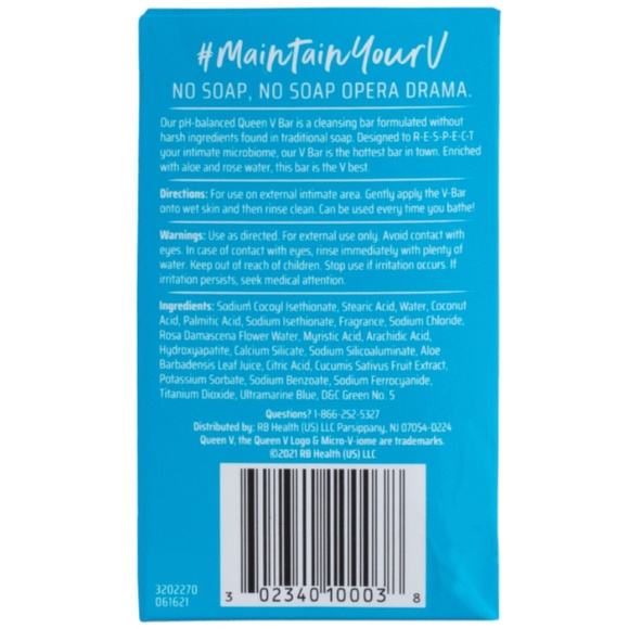 (2) Queen V CLEANSING BAR NWT Wild Berry - Picture 6 of 7